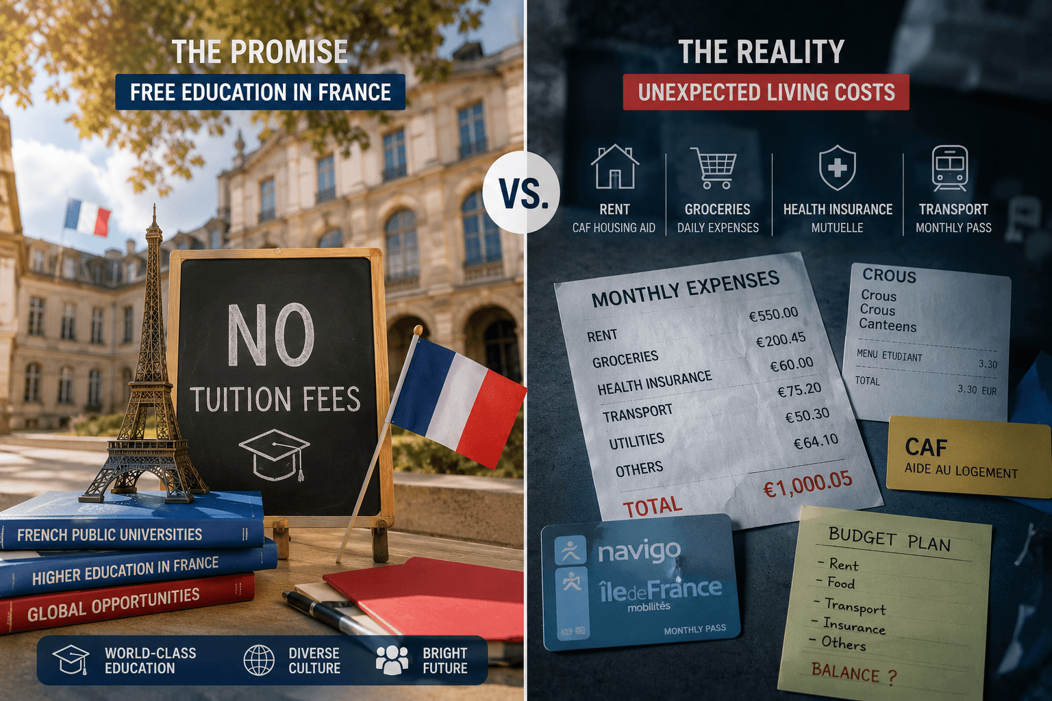 Can Free Education in France Actually Cover All Living Costs for Indian Students from Ahmedabad