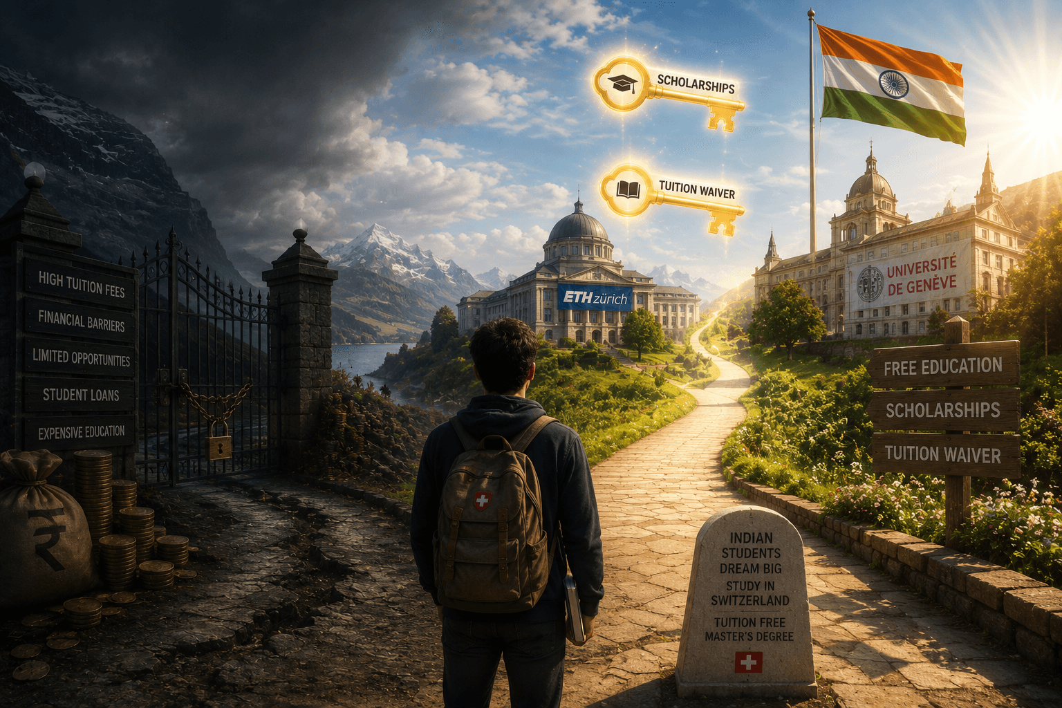 Can Indian Students Actually Study in Switzerland Without Paying Any Tuition Fees for a Master's